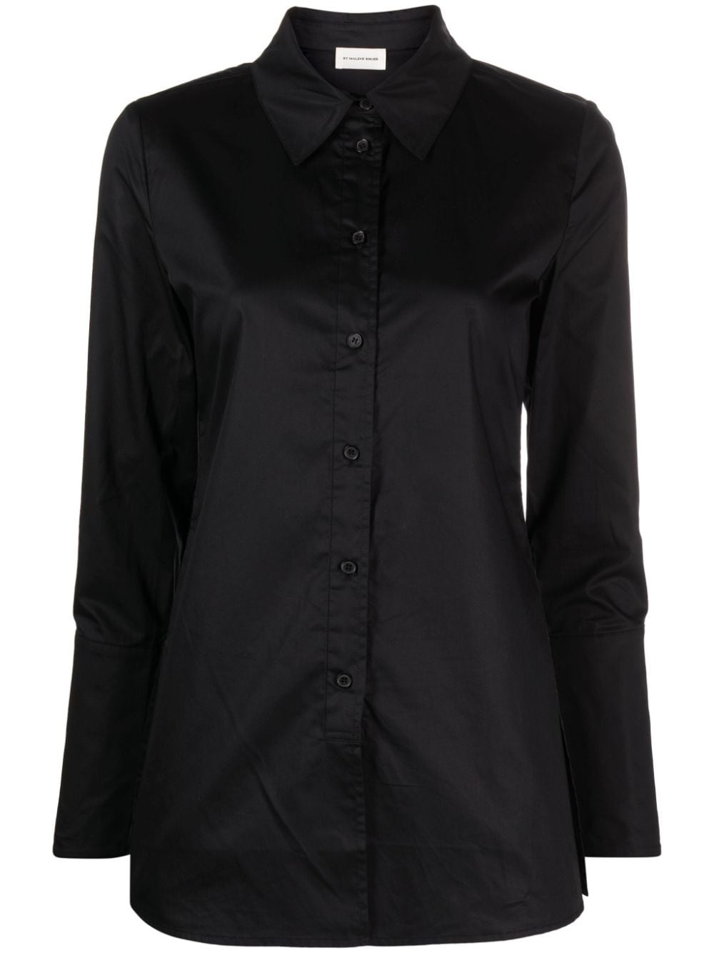 straight-point collar organic cotton shirt - 1