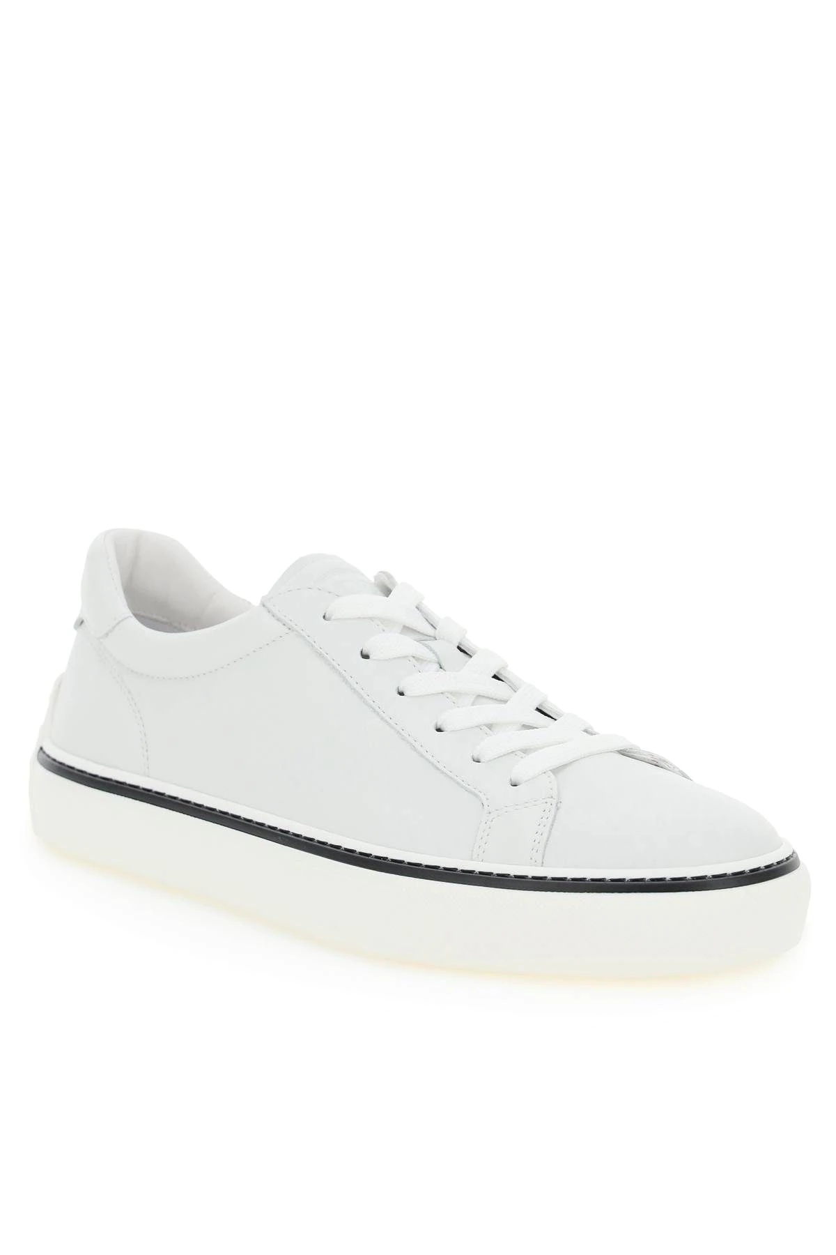 LOW-TOP LEATHER SNEAKERS - 4