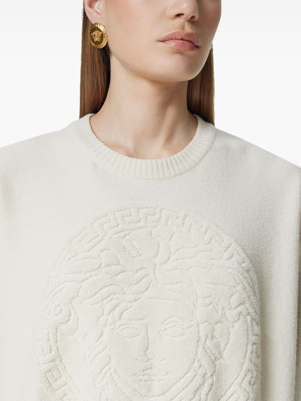 Medusa-motif sweatshirt - 5