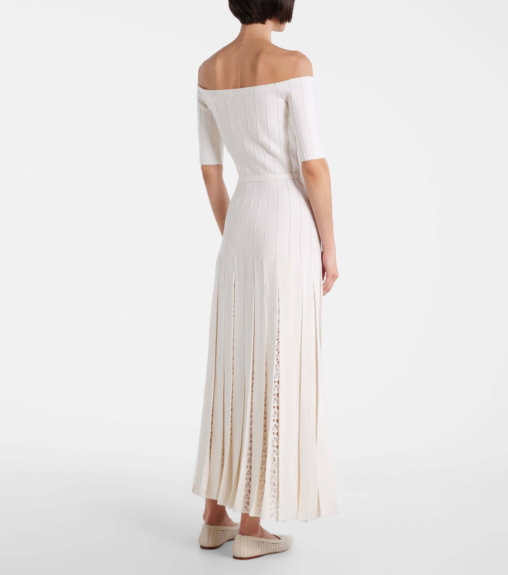 Ribbed-knit wool and silk maxi dress - 3