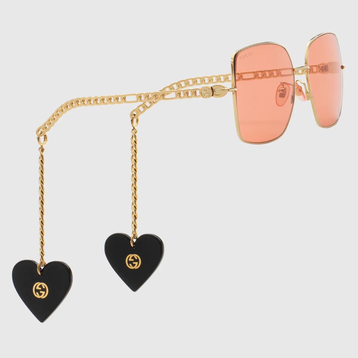 Gucci Les Pommes sunglasses with heart charms - 4