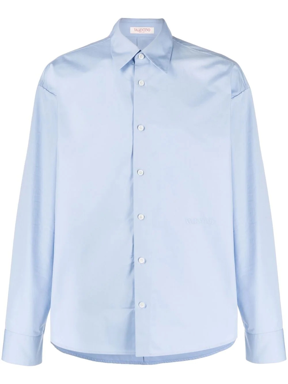 long-sleeve cotton shirt - 1