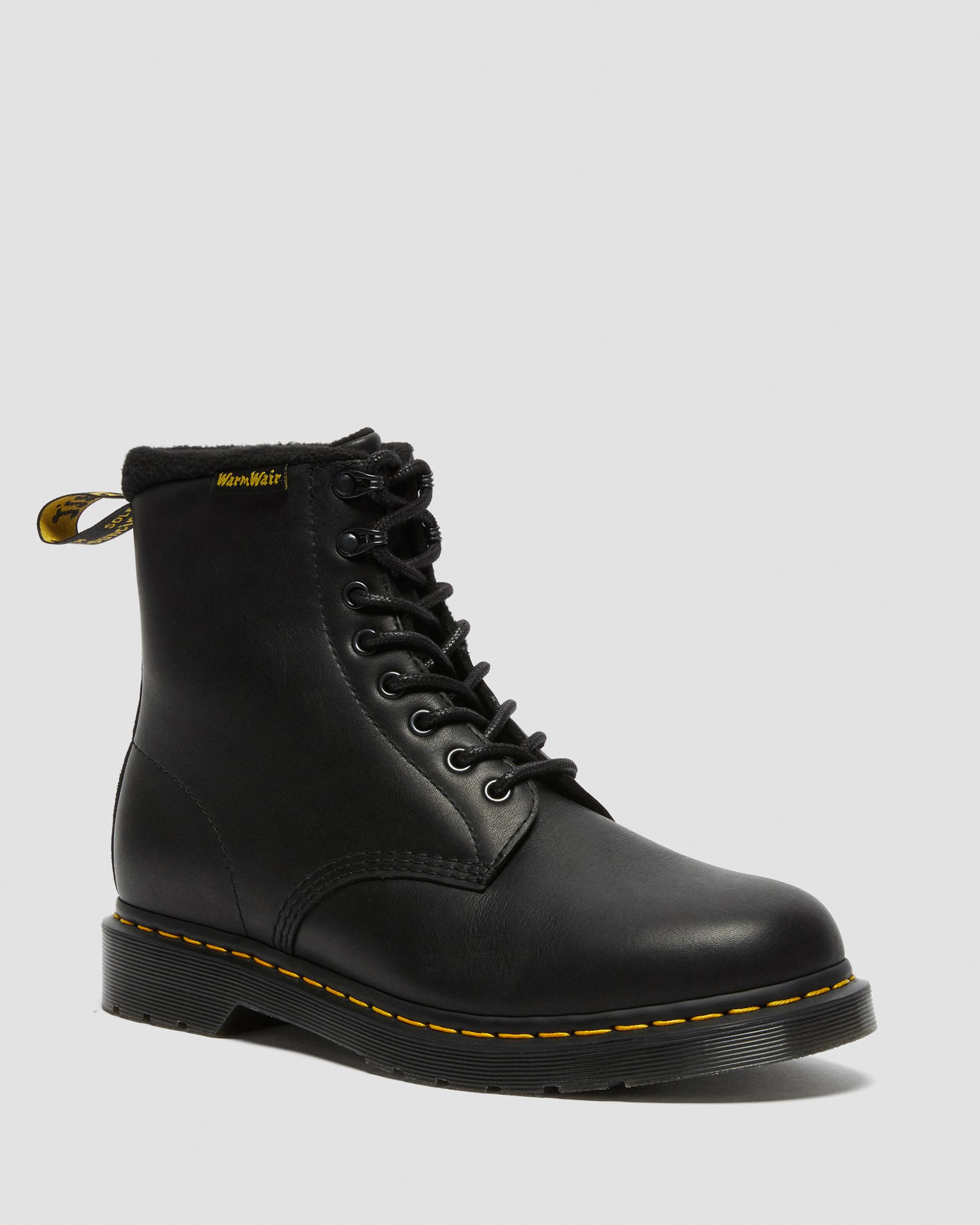 1460 Warmwair Leather Lace Up Boots - 5