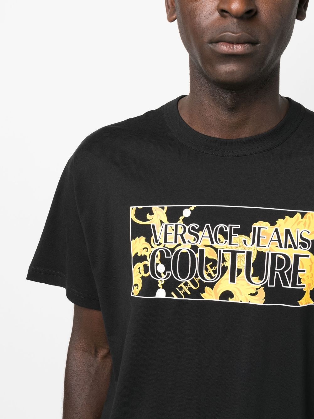 logo-print cotton T-shirt - 5