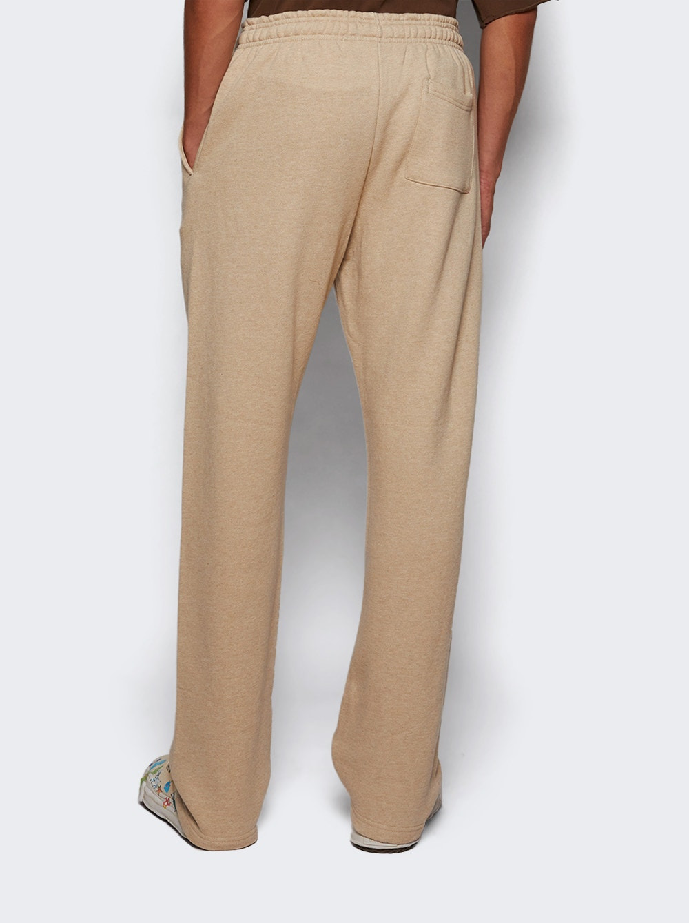 Straight Leg Sweatpant Taupe - 4