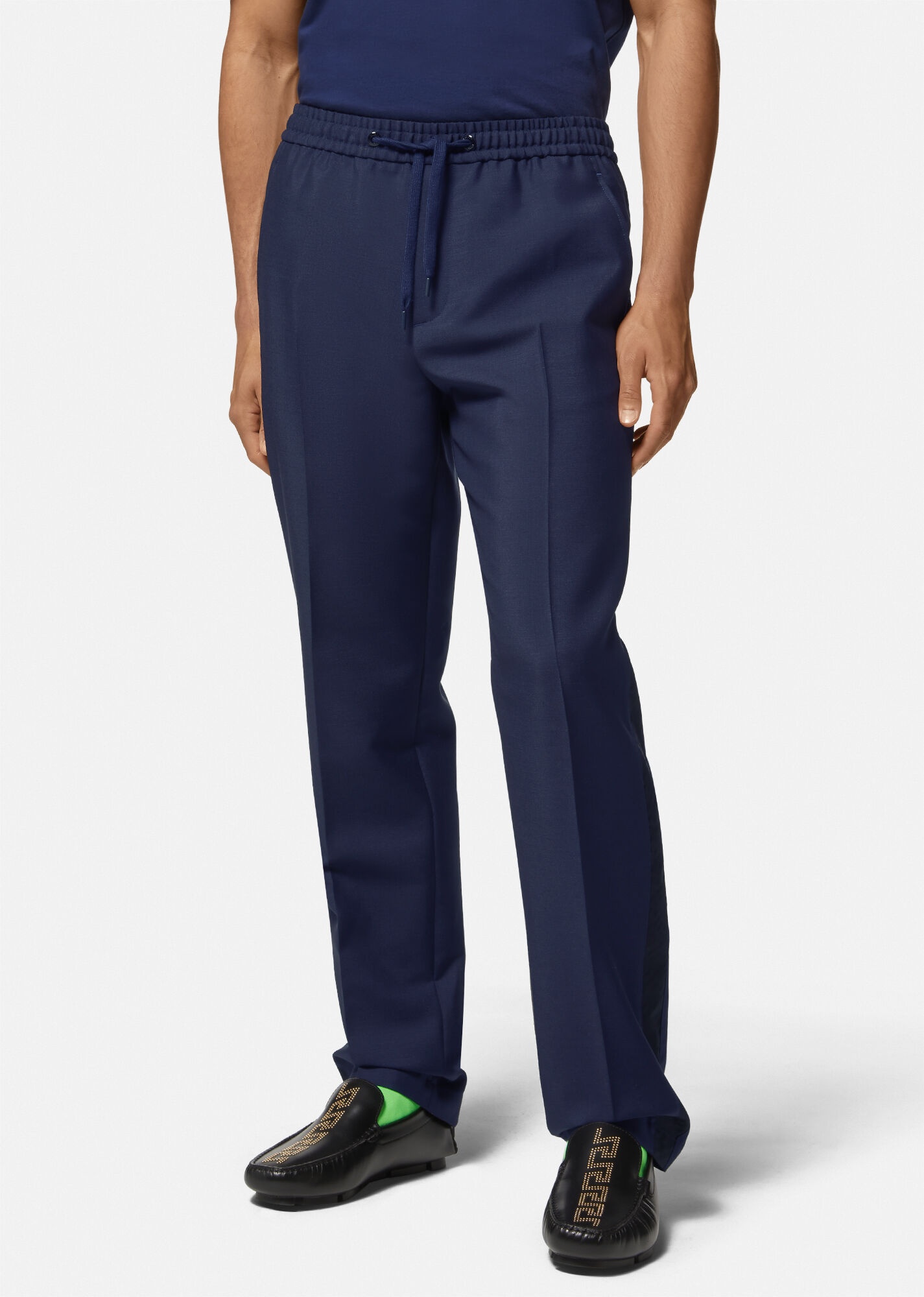 La Greca Jacquard Mohair Pants - 3