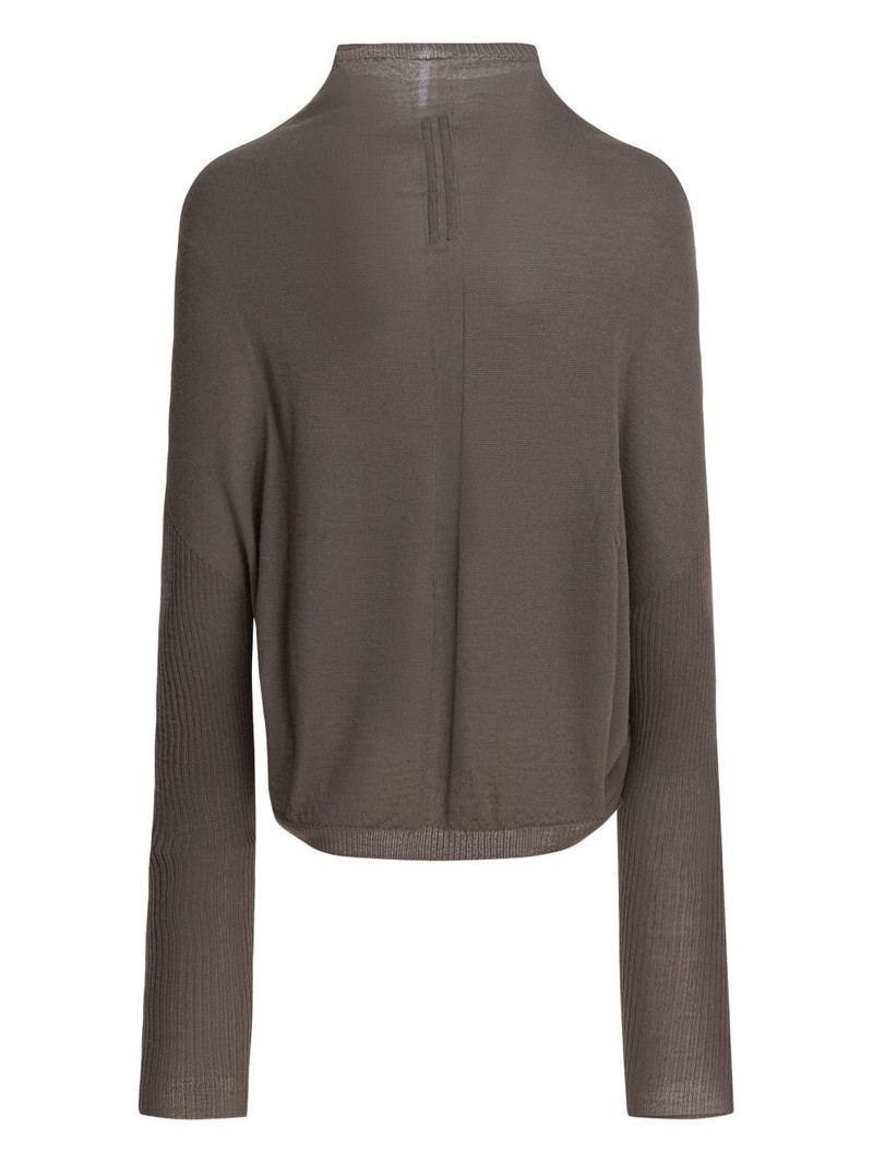Rick Owens ribbed high-neck sweater outlook