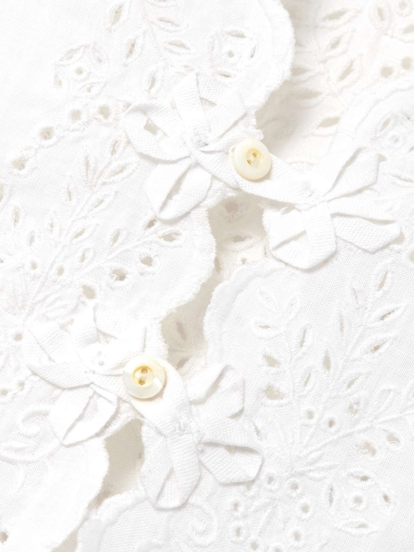 Belvoir broderie anglaise linen top White - 4
