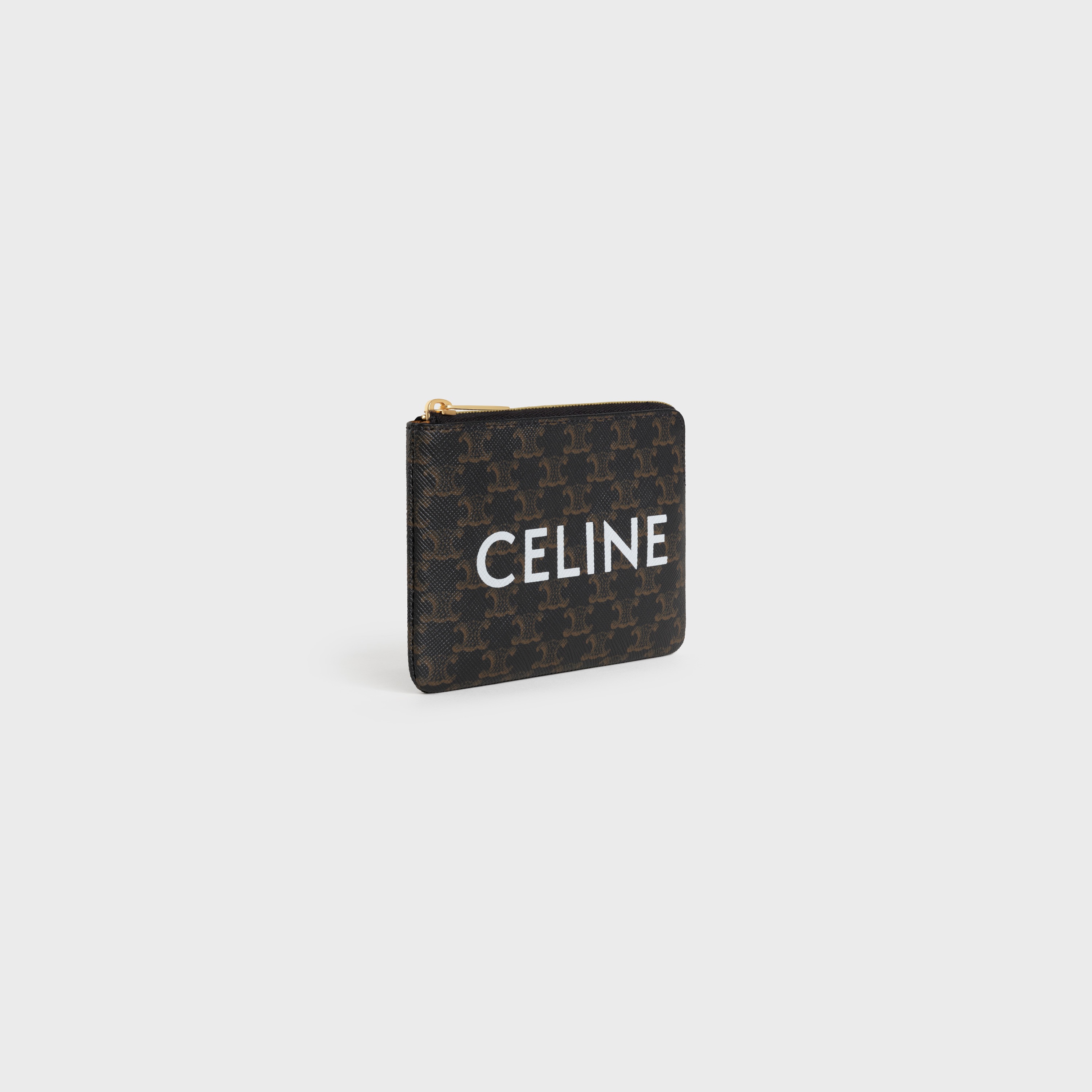 Coin And Card Pouch in Triomphe Canvas - 2