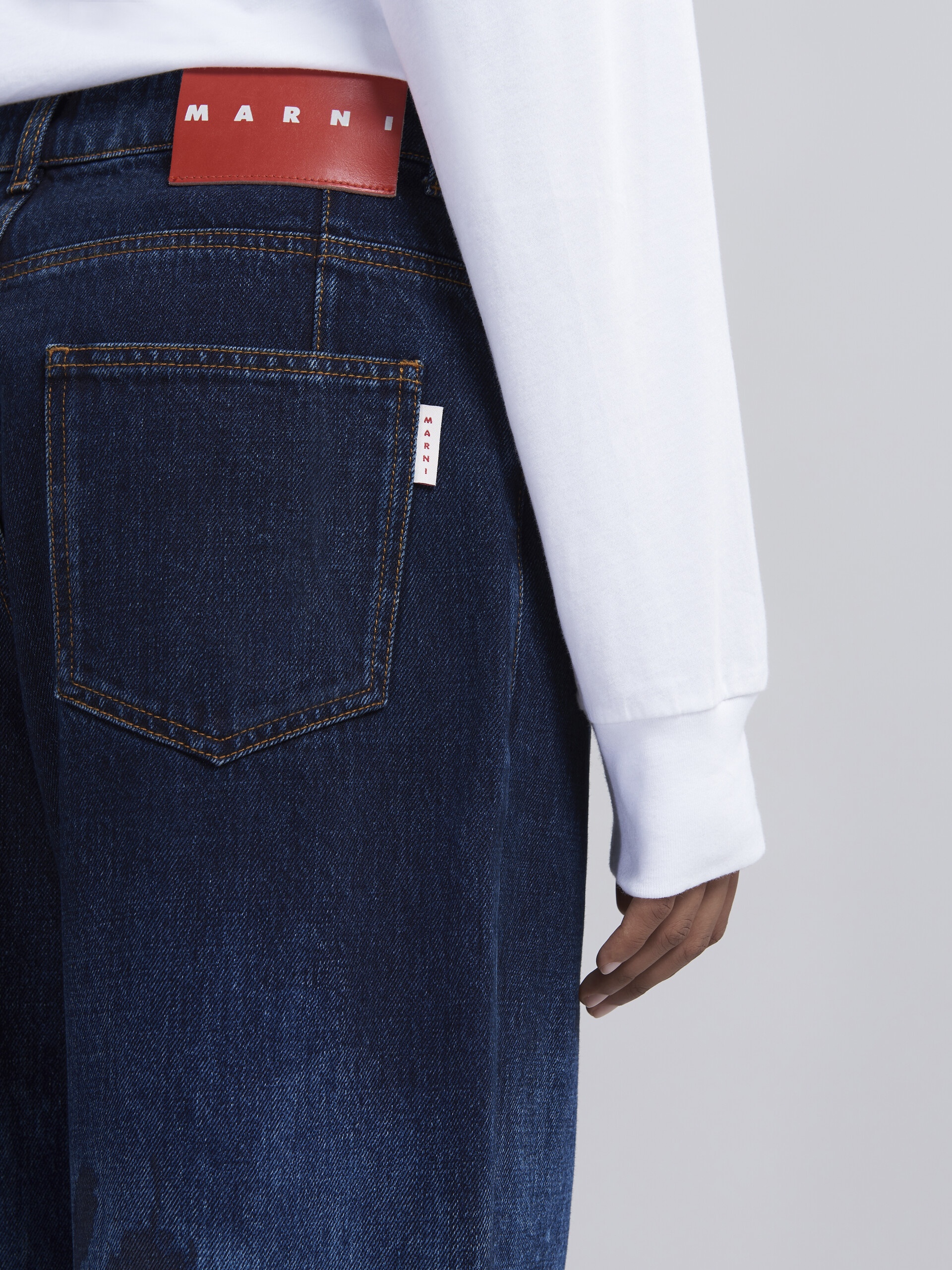 LUCKY CHARMS PRINT DENIM TROUSERS - 4