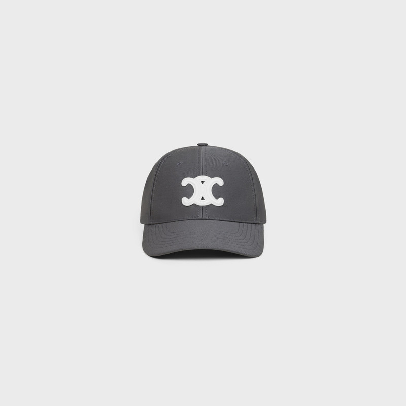 CELINE triomphe baseball cap IN WASHED COTTON GABARDINE outlook