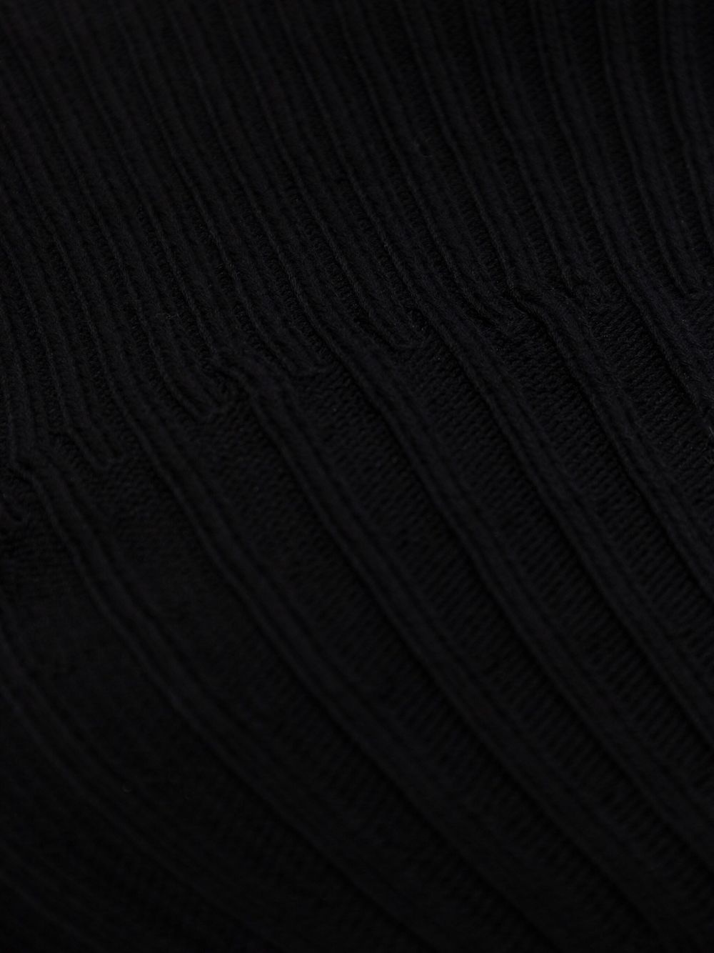 ribbed-knit T-shirt - 4