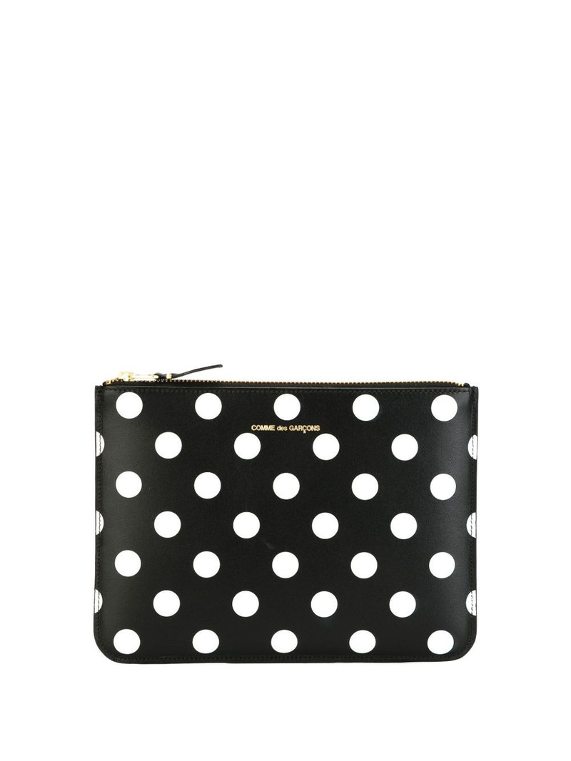polka dot clutch 1
