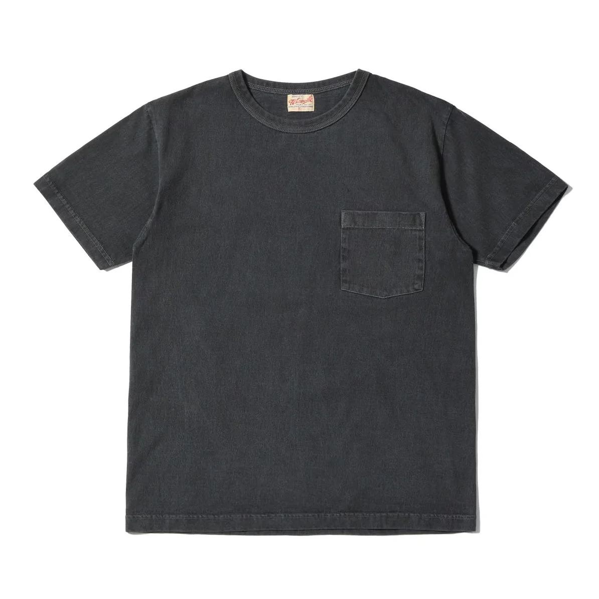 WV79531 Whitesville Pigment Dyed Pocket Tee Black - 1