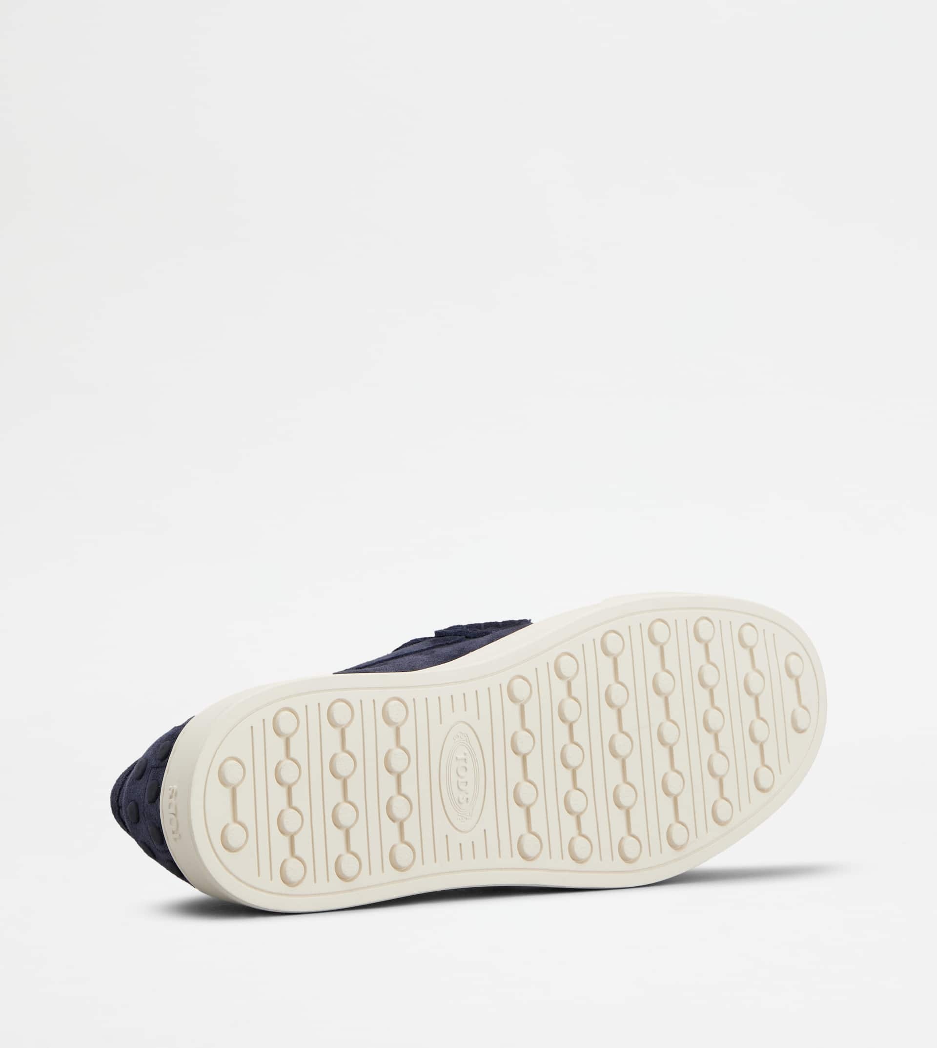 LOAFERS IN SUEDE - BLUE - 4