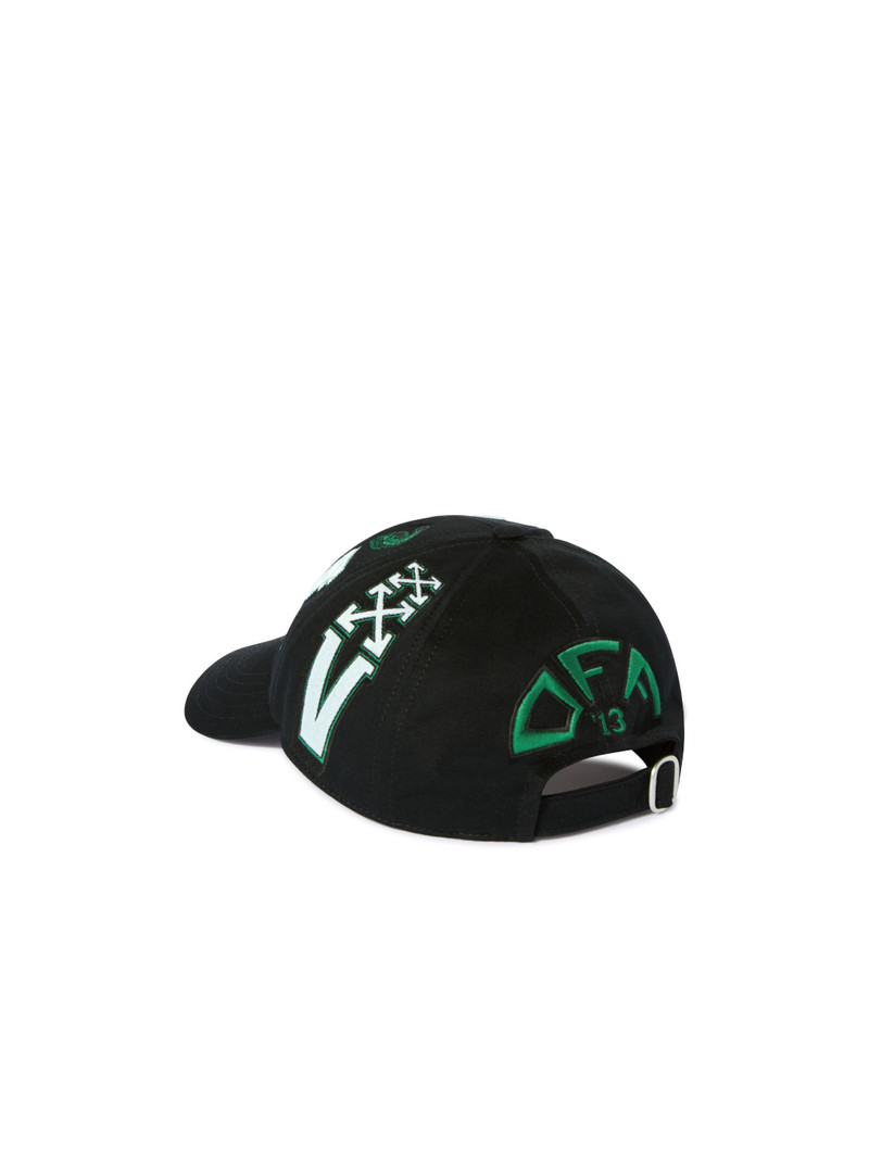 Off-White Black Crocodile Baseball Cap outlook