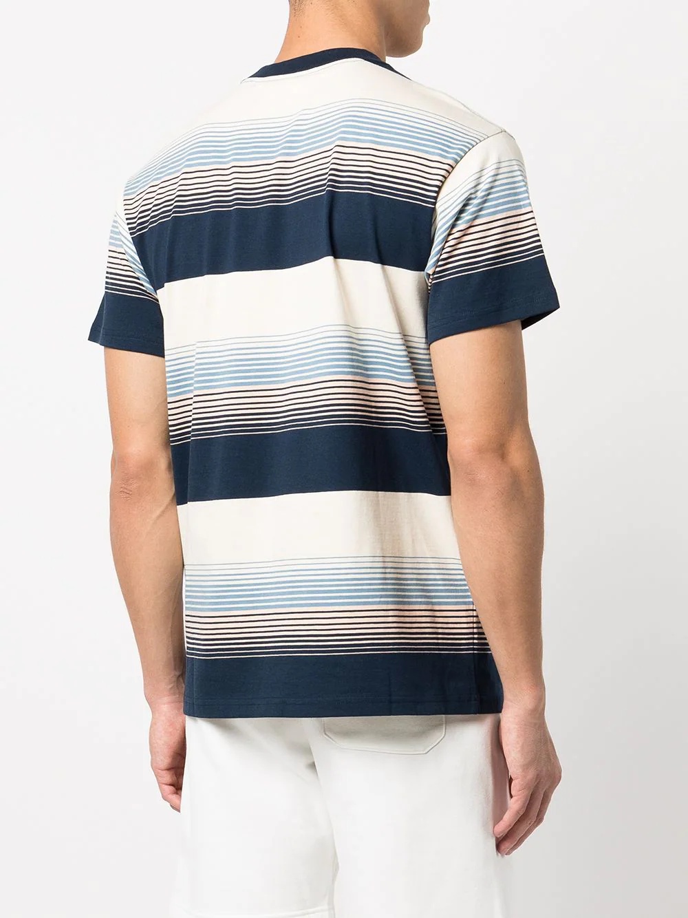 striped short-sleeved T-shirt - 4