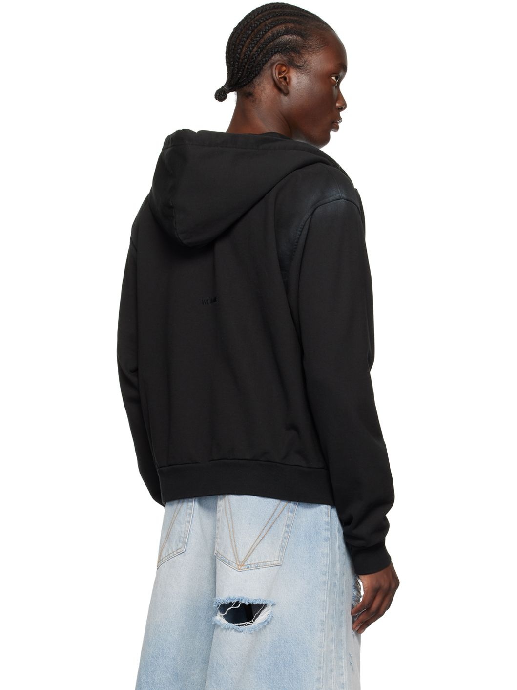 Black Zip Hoodie - 3