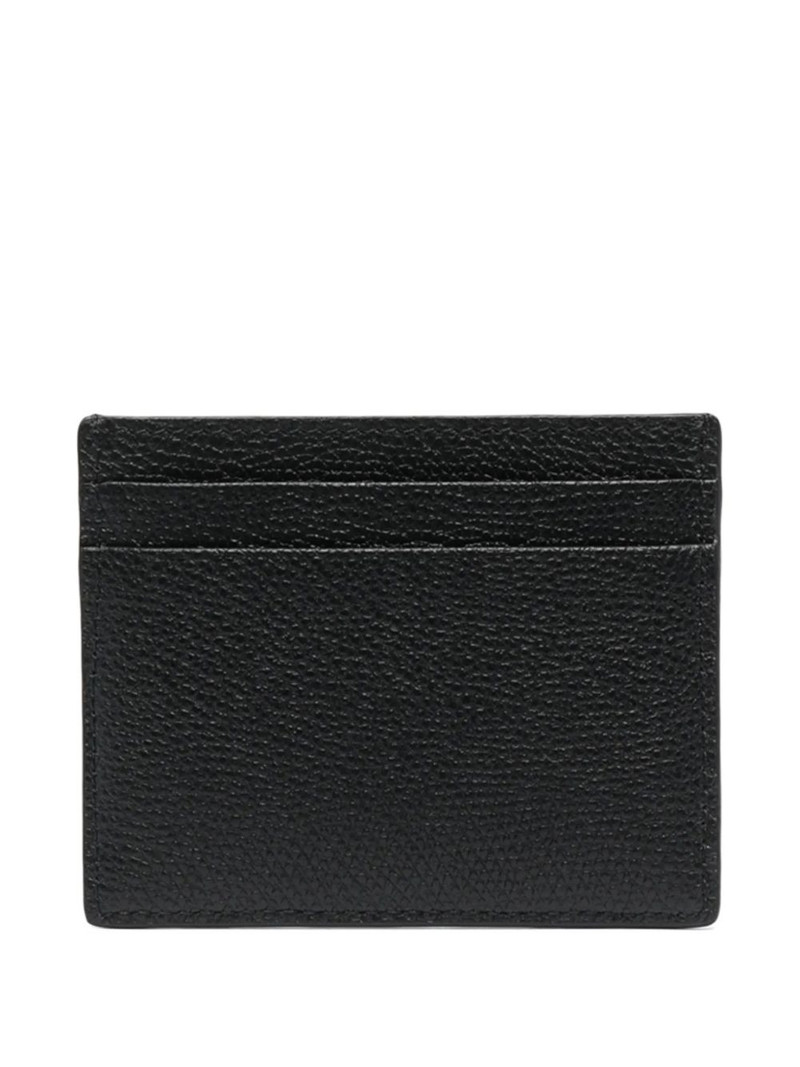 Valentino VLogo Signature pebbled card holder outlook