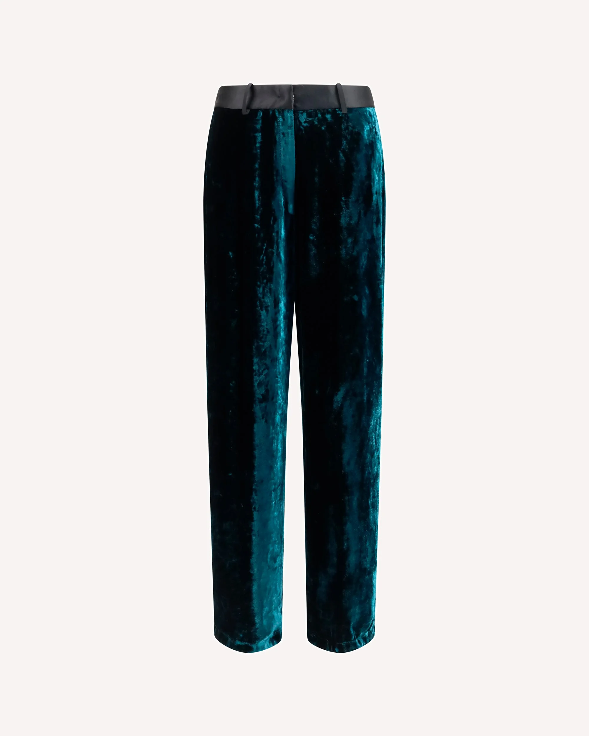 Moiré velvet tuxedo Pants - 1