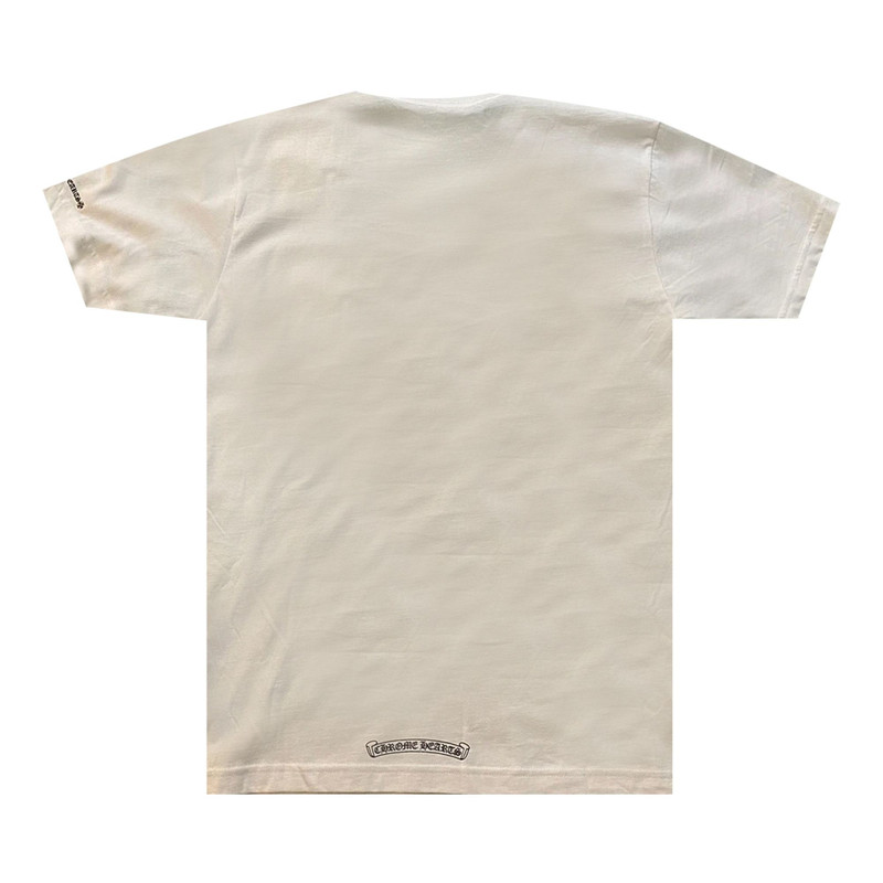 Chrome Hearts Chrome Hearts Neck Logo Tee 'White' outlook