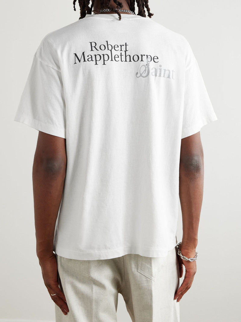 + Robert Mapplethorpe Printed Cotton-Jersey T-Shirt White 3