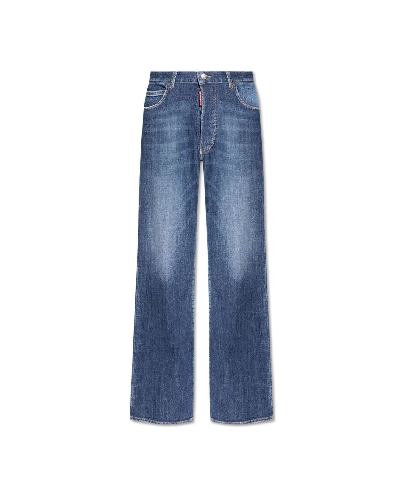 Logo Patch Flared Jeans - 1