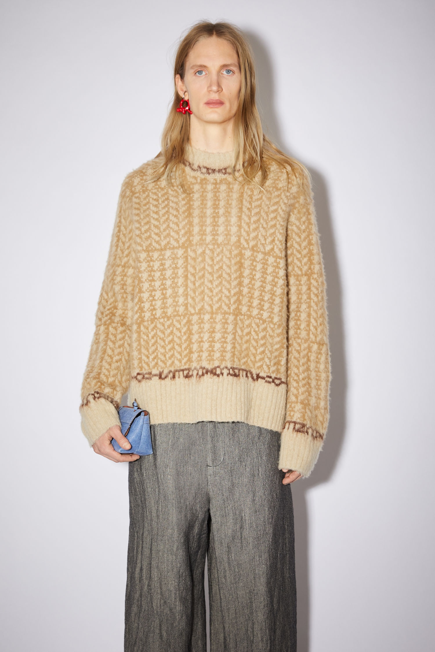 Wool sweater - Beige/brown - 2