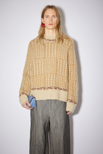 Acne Studios Wool sweater - Beige/brown outlook