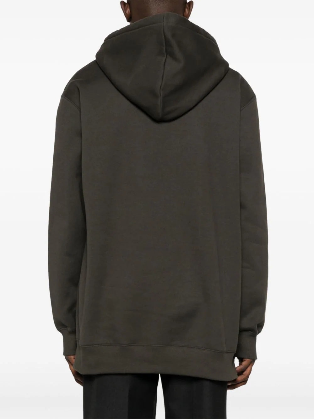 LOGO-EMBROIDERY COTTON HOODIE - 3