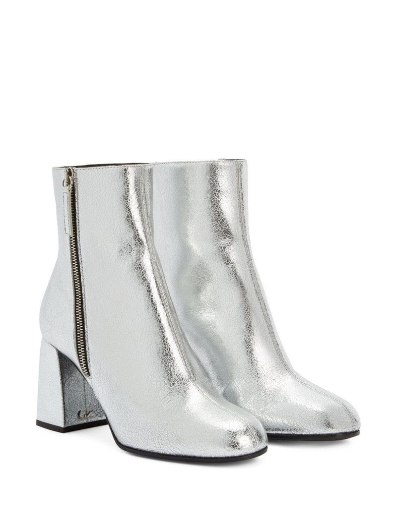 Giuseppe Zanotti Sveva 80mm leather ankle boots outlook