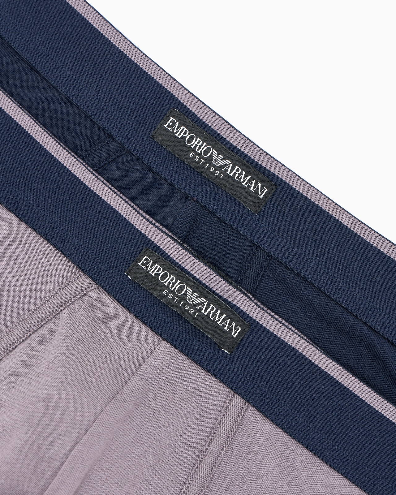 TWO-PACK OF ASV LOGO LABEL ORGANIC-COTTON BOXER BRIEFS - 4
