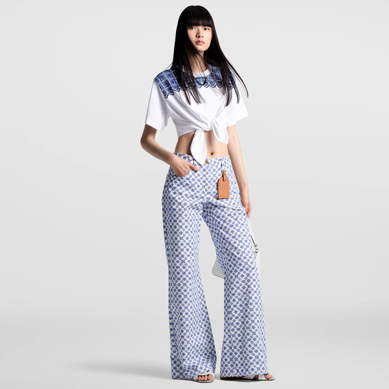 Louis Vuitton Blurry Monogram Boot-Cut Jeans outlook