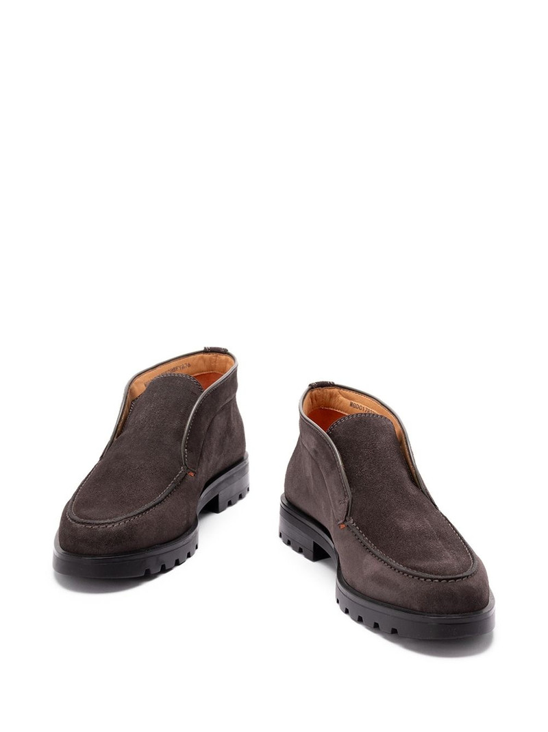 Santoni Rock suede loafers outlook
