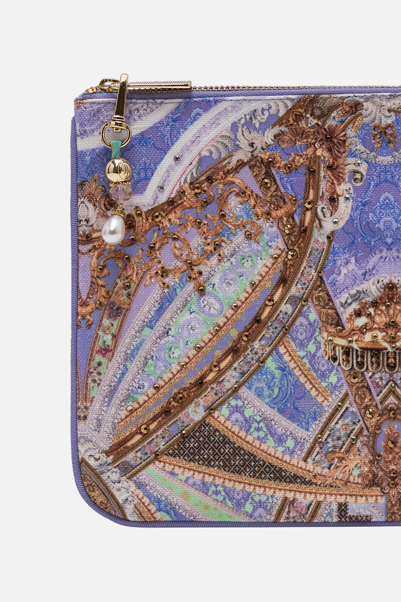 SMALL CANVAS CLUTCH GILDED PLEASURES 3