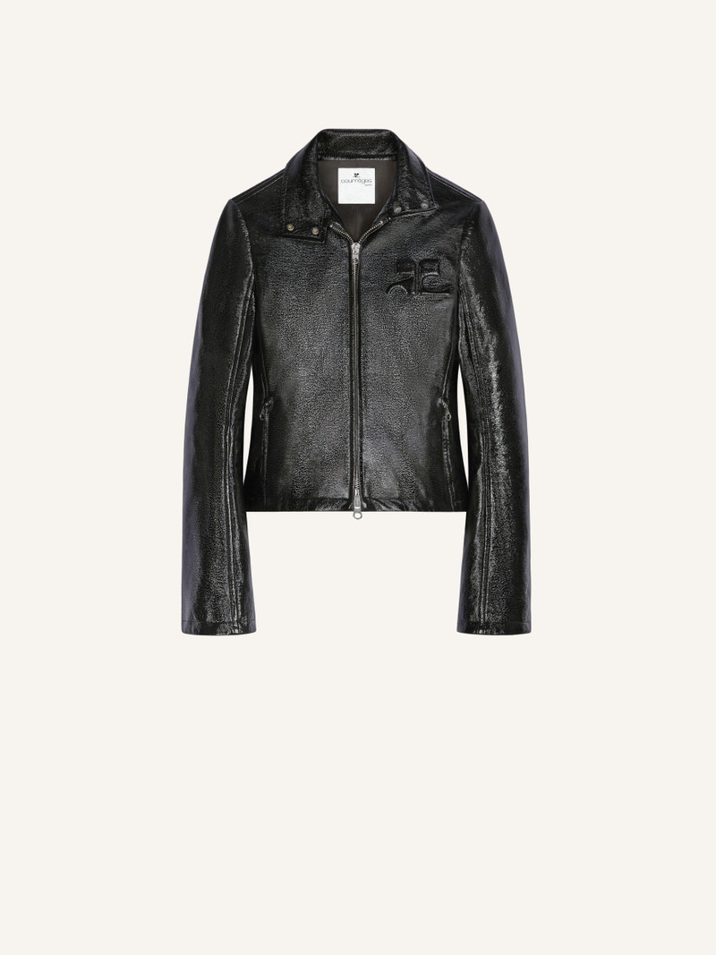 ZIPPED VINYL JACKET 1