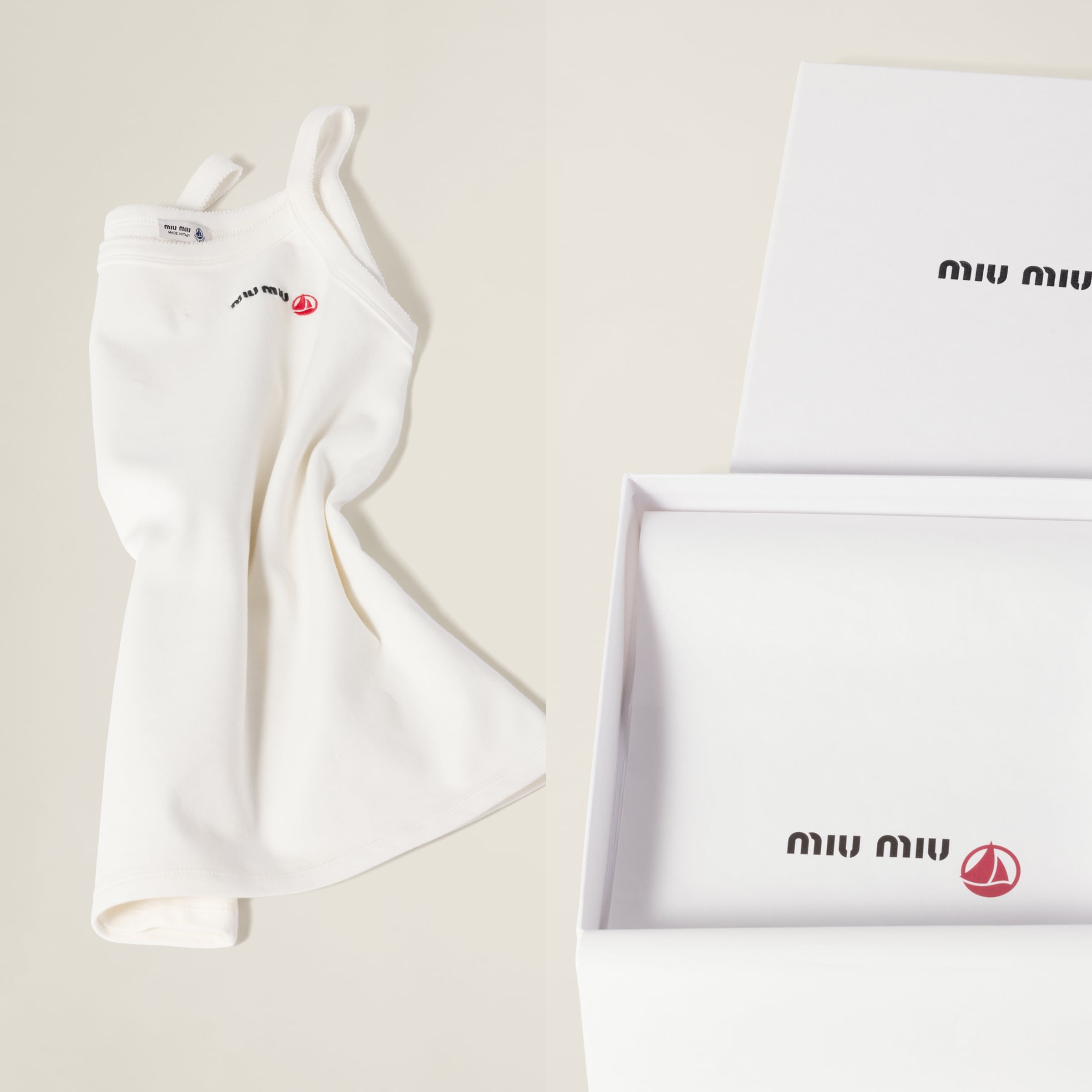 Petit Bateau X Miu Miu stretch jersey top - 6