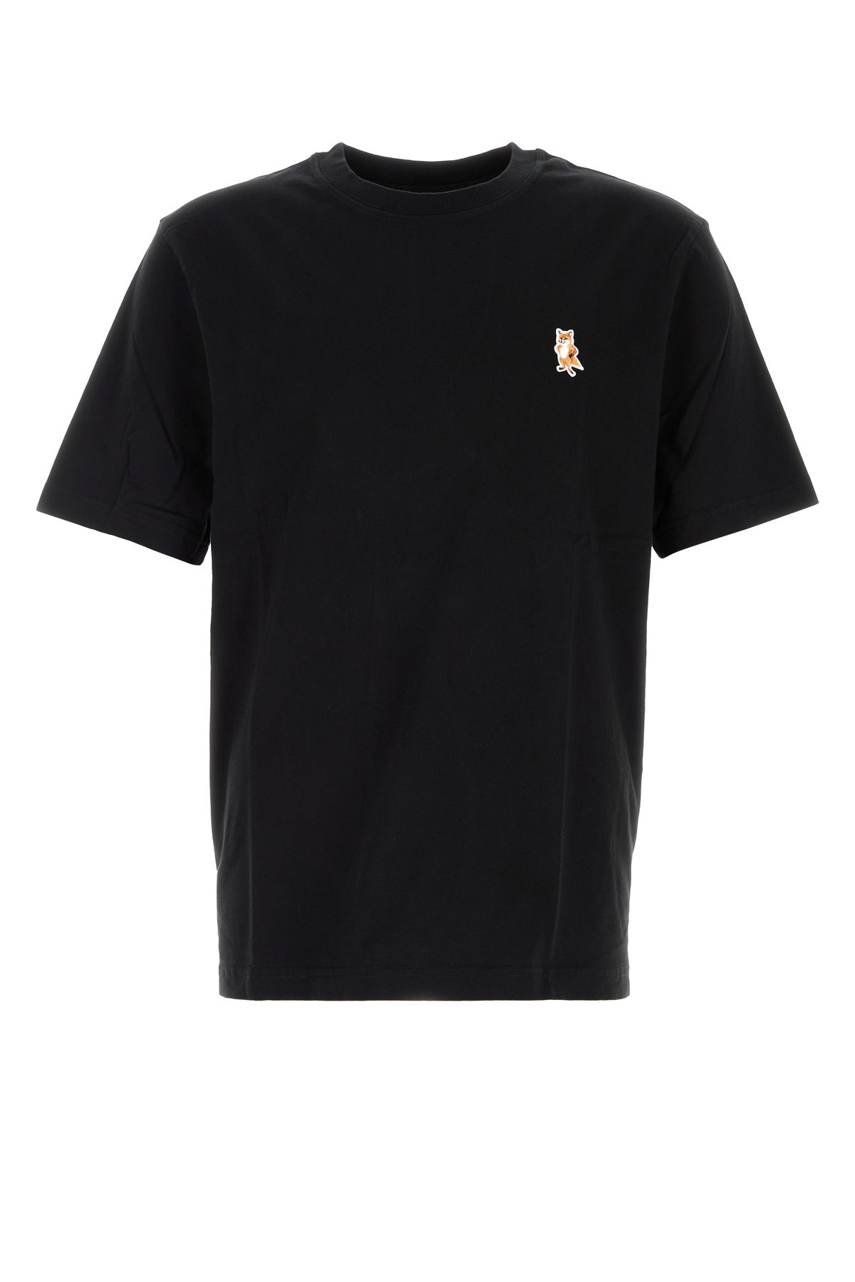 Black cotton t-shirt - 1