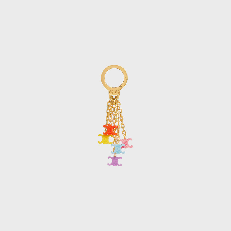 MULTICOLOUR TRIOMPHE CHARM in BRASS AND PLEXIGLASS 1