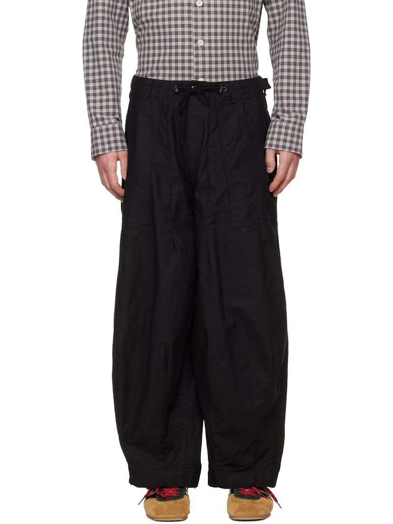 Black H.D. Fatigue Trousers 1