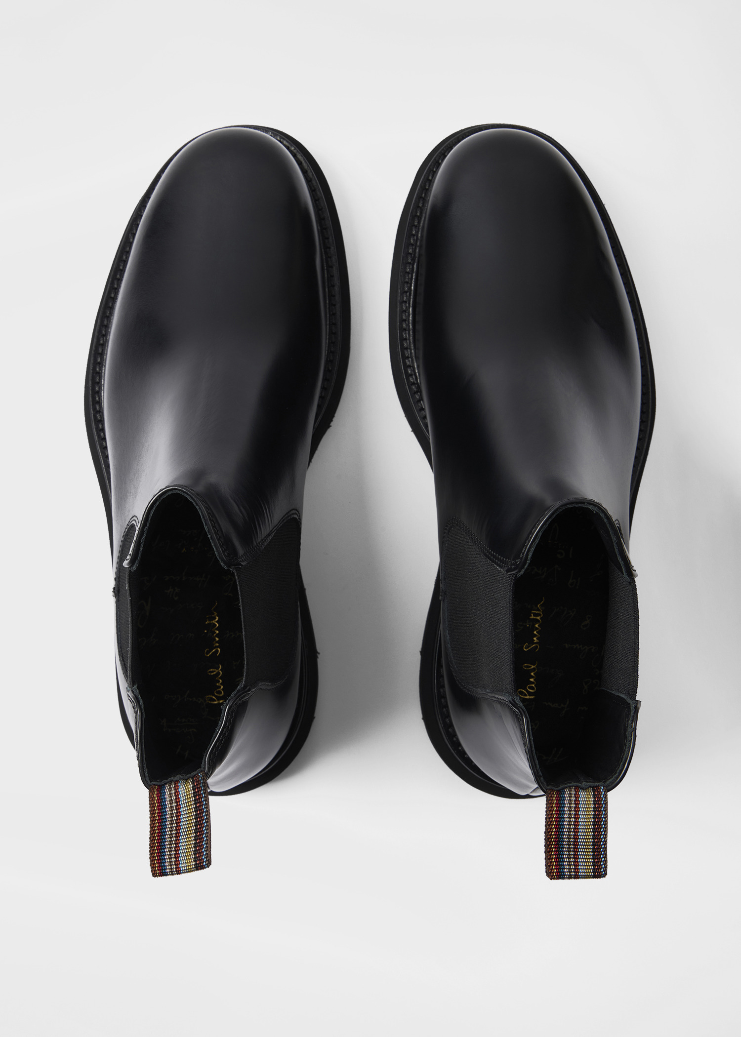 Black Leather 'Beard' Boots - 5
