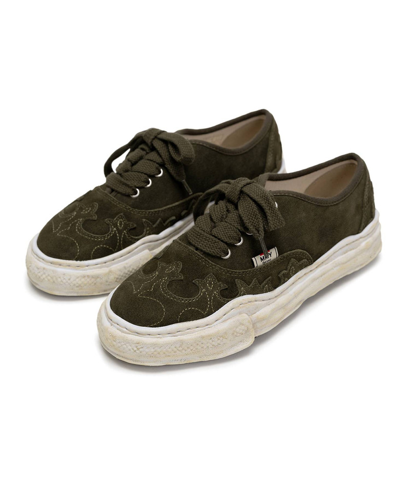 "BAKER" OG Sole Western Detail Suede Low-top Sneaker 21