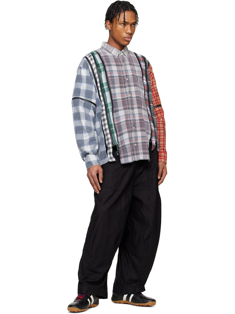NEEDLES Multicolor 7 Cuts Zipped Wide Shirt outlook
