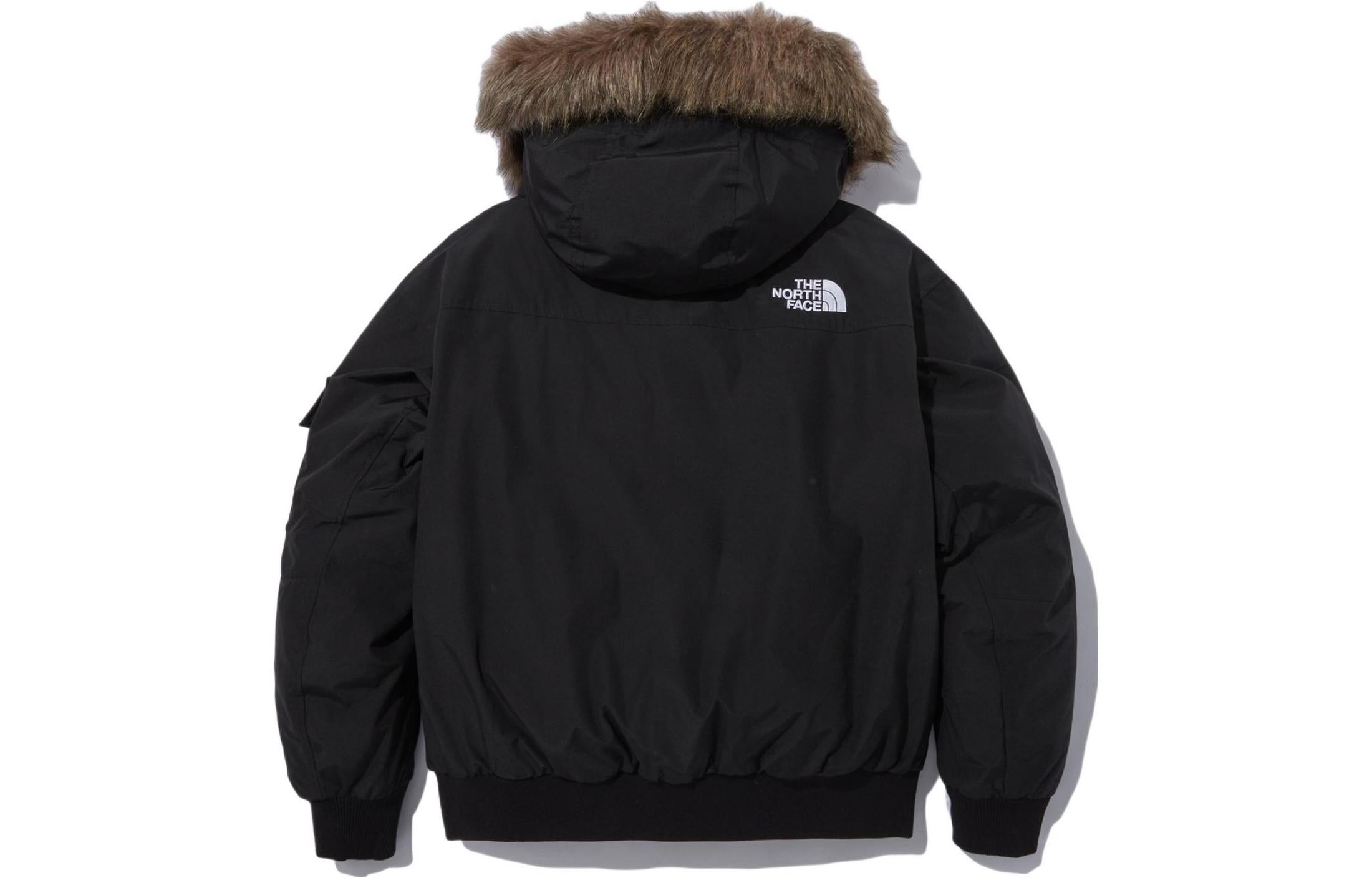 THE NORTH FACE Logo Polar Air Down Bomber Jacket 'Black' NJ1DN86A - 3