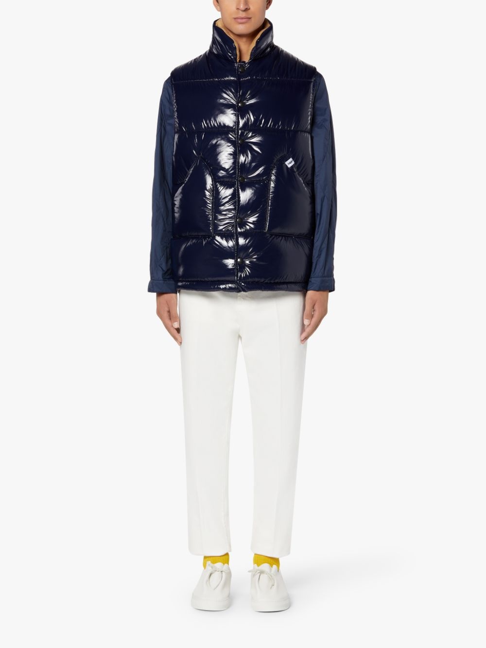 OSAKA NAVY NYLON GILET | GQF-304 - 2
