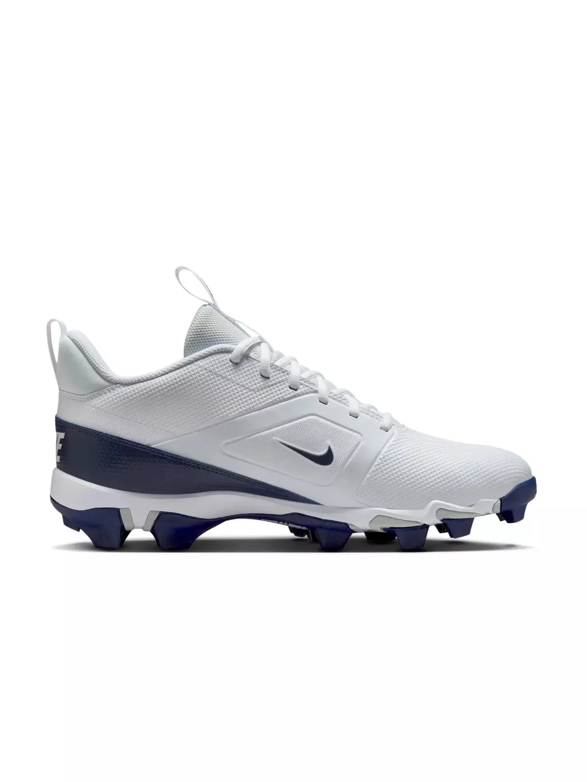 Alpha Menace 4 Shark "White/Midnight Navy/Photon Dust/Midnight Navy" Men's Football Cleat - 1