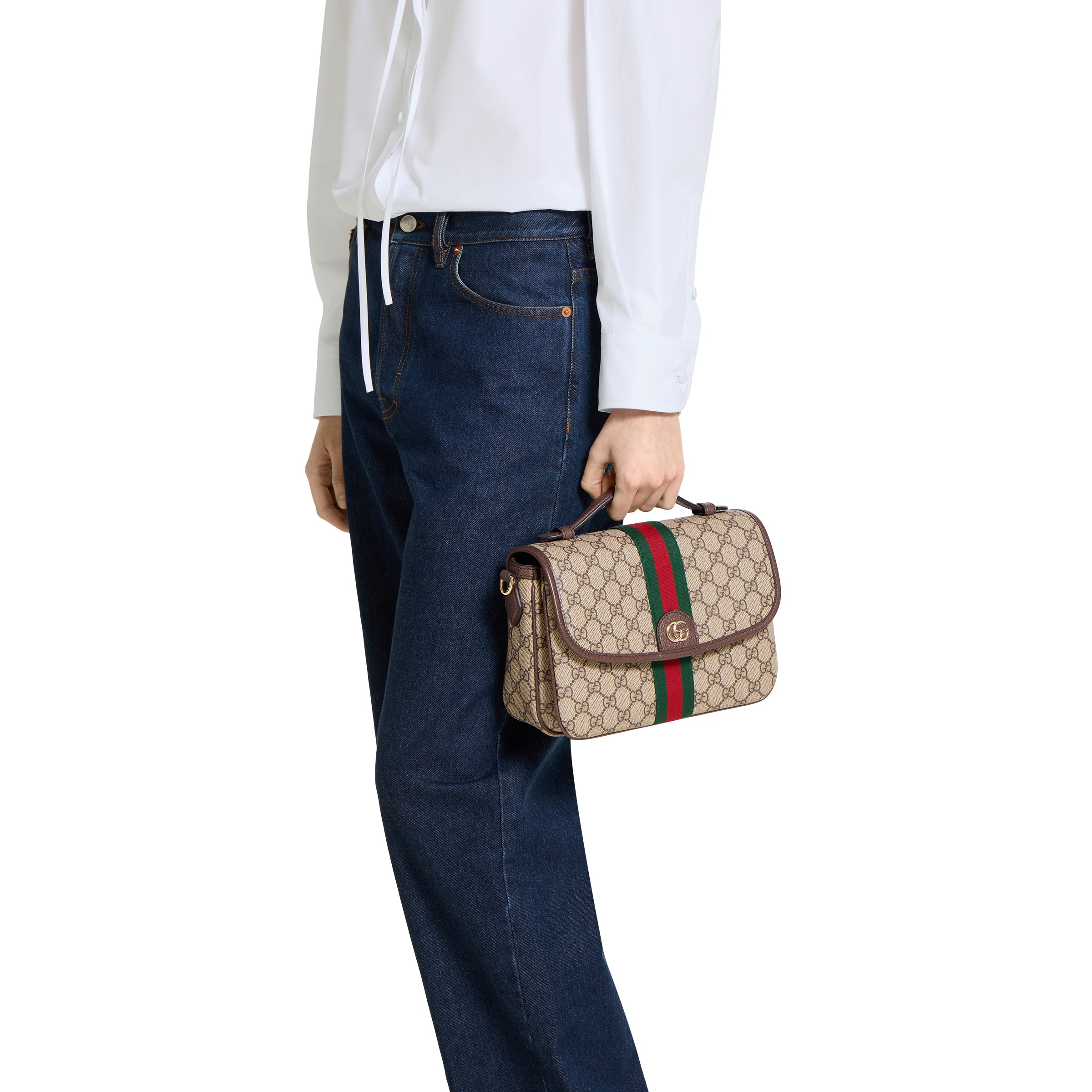 Ophidia medium top handle bag - 3