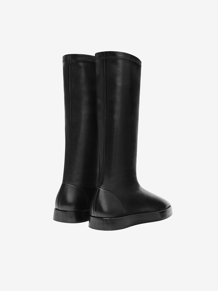 Leather Stretch Boot - 3