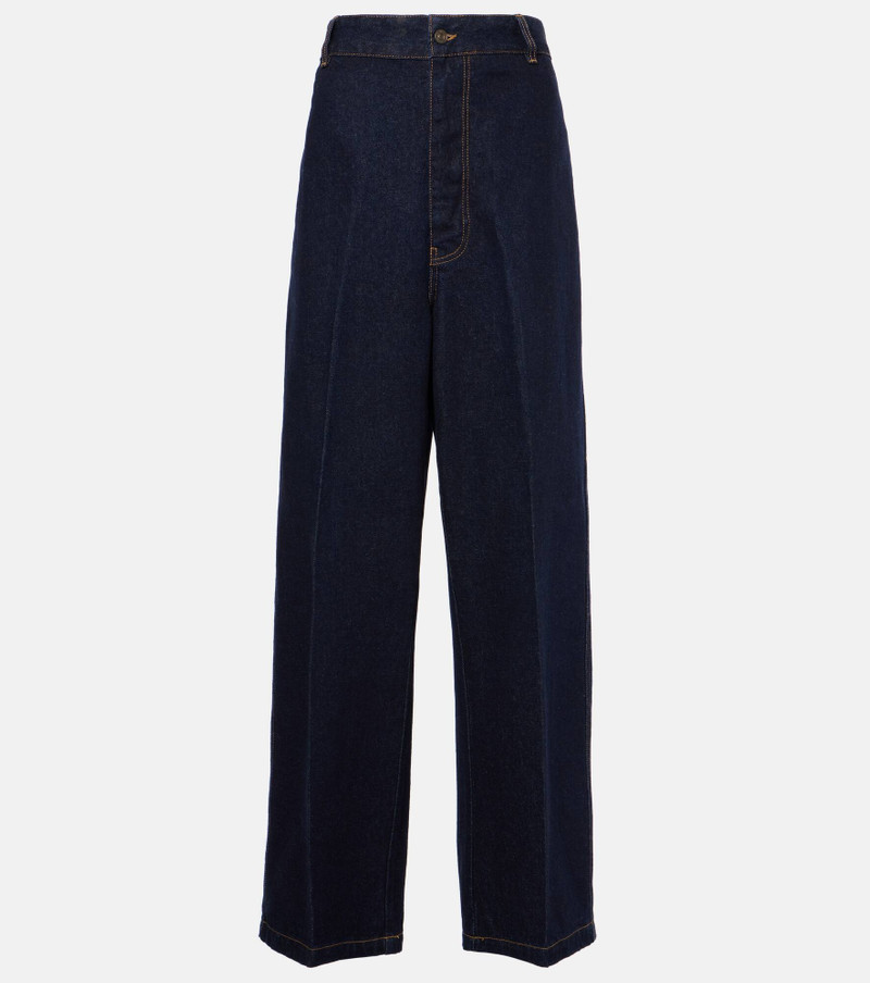 High-rise wide-leg jeans - 1