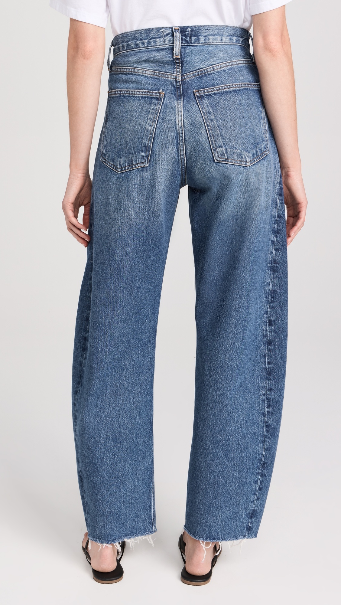 Luna High Rise Curved Taper Jeans - 2
